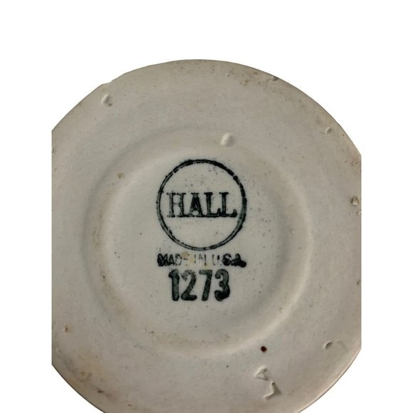 Set of 2 Hall Vintage Irish Coffee Mug Cups Handled Brown Pedestal - Picture 7 of 8